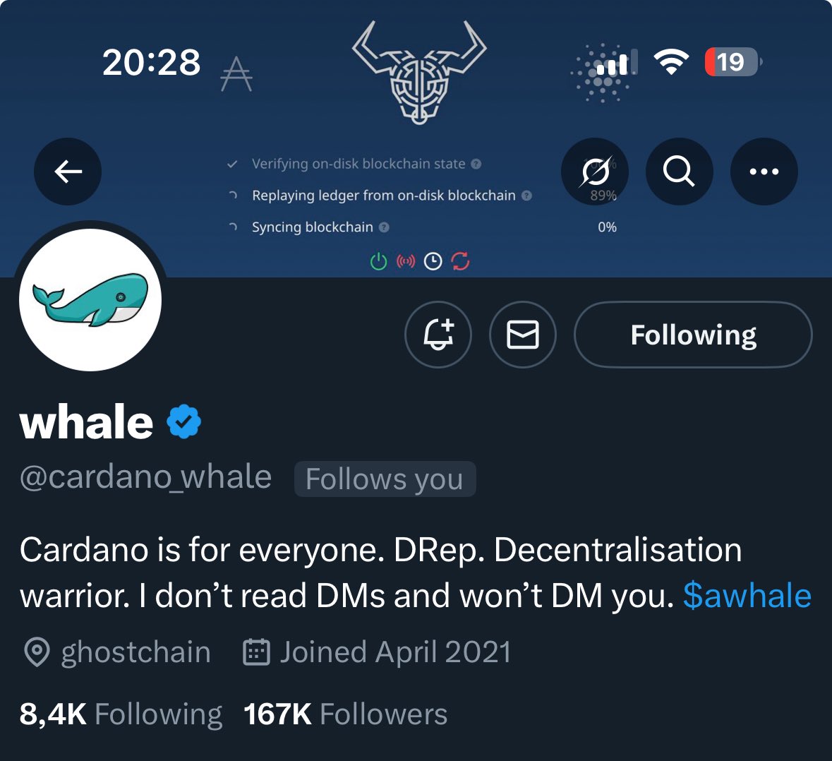 AndroDevs's tweet image. It has been 11 days since @cardano_whale said goodbye 😕