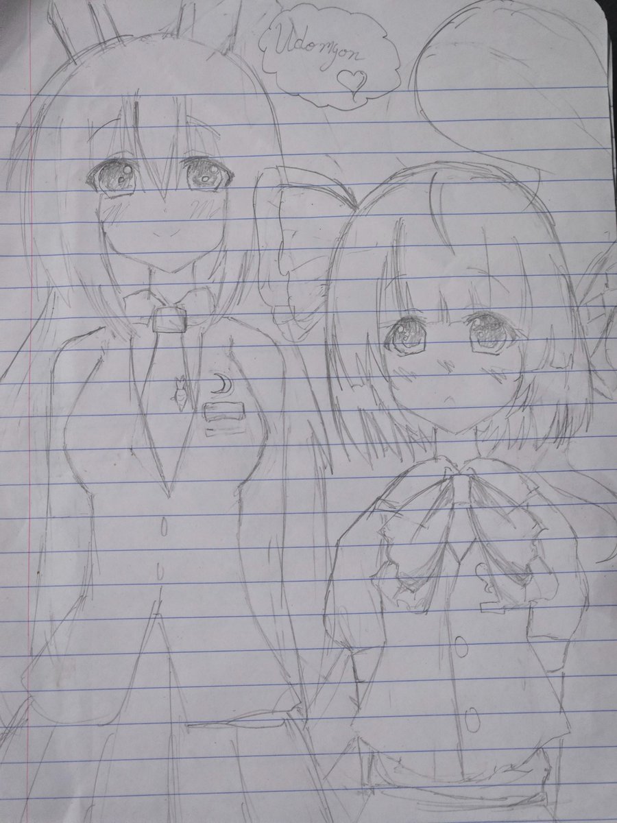 sniperbunnii's tweet photo. Udomyon art ^^ #touhouproject #touh https://t.co/EJc2U3YvJe