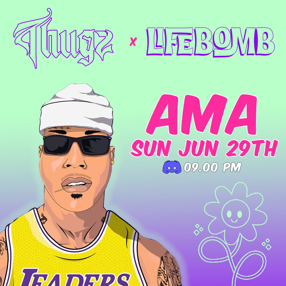 Thugz Life (@thugz_nft) on Twitter photo 🚨 AMA EXCLUSIVE 🚨
Sunday June 29 ⏲️ 9pm CET
Meet <a href="/The_Life_Bomb/">🌱💣 THE LIFE BOMB | BETA PHASE III</a>, the app turning your workout into crypto rewards. Move, sweat, earn ! It’s about to explode! 💣
Miss it, regret it. Simple.
#MoveToEarn #CryptoAMA #Web3 🚨 AMA EXCLUSIVE 🚨
Sunday June 29 ⏲️ 9pm CET
Meet <a href="/The_Life_Bomb/">🌱💣 THE LIFE BOMB | BETA PHASE III</a>, the app turning your workout into crypto rewards. Move, sweat, earn ! It’s about to explode! 💣
Miss it, regret it. Simple.
#MoveToEarn #CryptoAMA #Web3