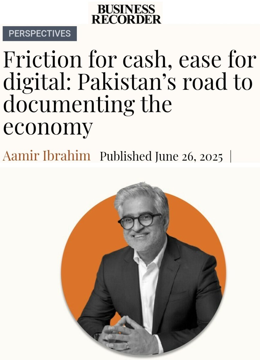 Aamir Hafeez Ibrahim (@aamir_ibrahim01) on Twitter photo Formalising the economy by promoting digital payments is our best shot to raise government revenues without imposing new taxes
brecorder.com/news/40369760
<a href="/Financegovpk/">Ministry of Finance, Government of Pakistan</a> <a href="/StateBank_Pak/">SBP</a> <a href="/FBRSpokesperson/">FBR</a> <a href="/MoitOfficial/">Ministry of IT & Telecom</a> <a href="/NadraPak/">NADRA</a> <a href="/CMShehbaz/">Shehbaz Sharif</a> <a href="/GovtofPakistan/">Government of Pakistan</a> <a href="/KarandaazPK/">Karandaaz Pakistan</a> #CashlessEconomy Formalising the economy by promoting digital payments is our best shot to raise government revenues without imposing new taxes
brecorder.com/news/40369760
<a href="/Financegovpk/">Ministry of Finance, Government of Pakistan</a> <a href="/StateBank_Pak/">SBP</a> <a href="/FBRSpokesperson/">FBR</a> <a href="/MoitOfficial/">Ministry of IT & Telecom</a> <a href="/NadraPak/">NADRA</a> <a href="/CMShehbaz/">Shehbaz Sharif</a> <a href="/GovtofPakistan/">Government of Pakistan</a> <a href="/KarandaazPK/">Karandaaz Pakistan</a> #CashlessEconomy