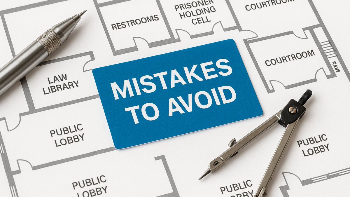 fentressinc's tweet image. Building a courthouse? 🏗️ Avoid the top 5 design pitfalls with future-ready planning strategies that save time, money, and headaches. #CourthouseDesign #PublicSafety #Architecture hubs.la/Q03tVJNs0