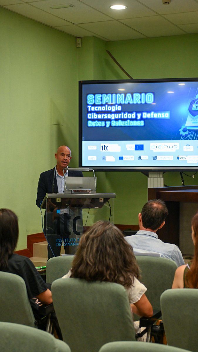 ITCCANARIAS's tweet photo. 🛡Hemos compartido escenarios de riesgo en materia de seguridad digital y defensa tecnológica, abordando temas clave:IA, protección de infraestructuras críticas o ciberresiliencia
✔ Acción enmarcada en las iniciativas @EEN_Canarias  @cidihub #Cybercan @Red_CIDE #CIBERREG #RETECH https://t.co/feE7KvtP8b