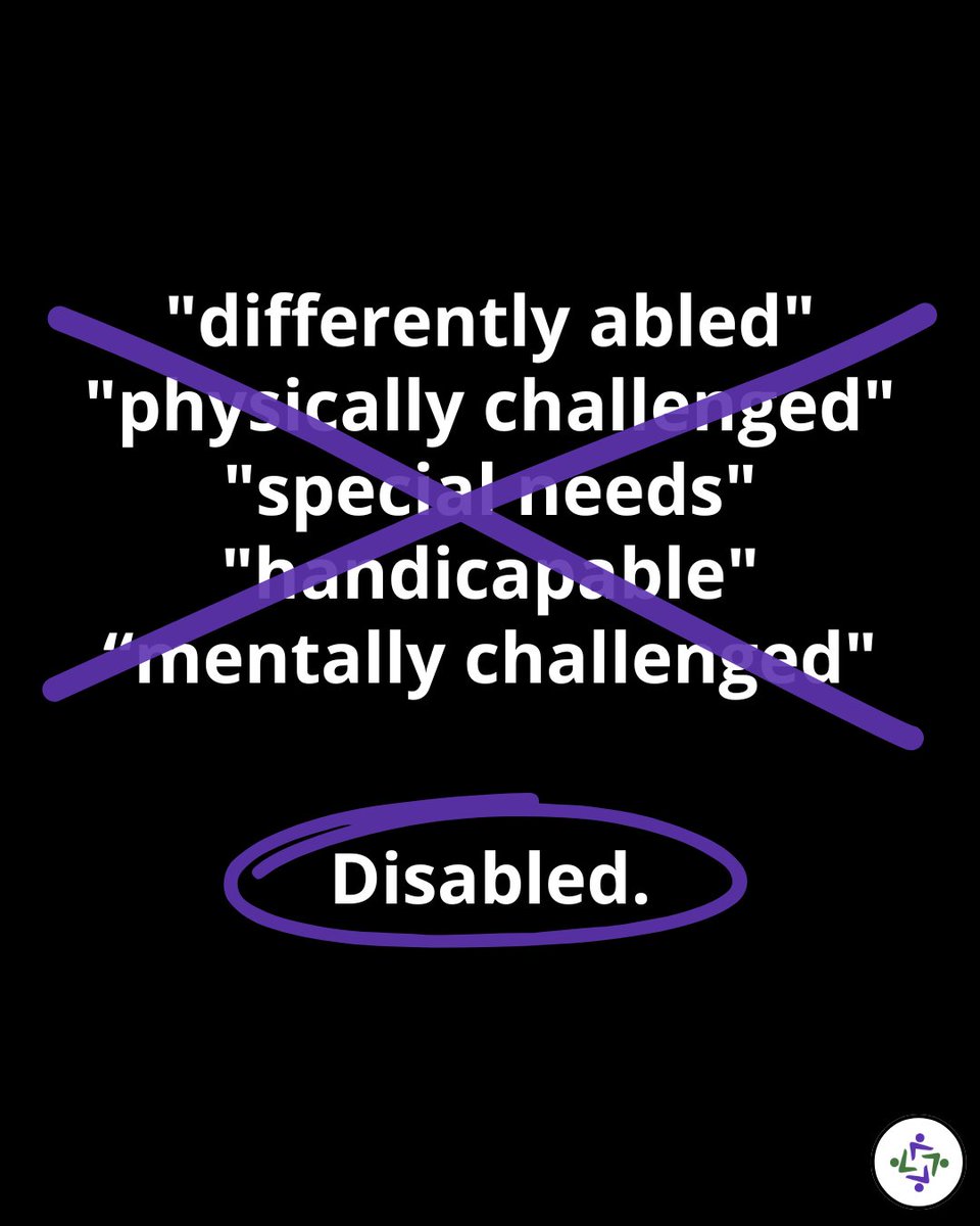 Using the preferred language of the disability community invites disabled people in rather than pushing them away from the start. When we dance around the word “disabled” with euphemisms, it negates disability as an identity and implies that disability is shameful. #SayTheWord