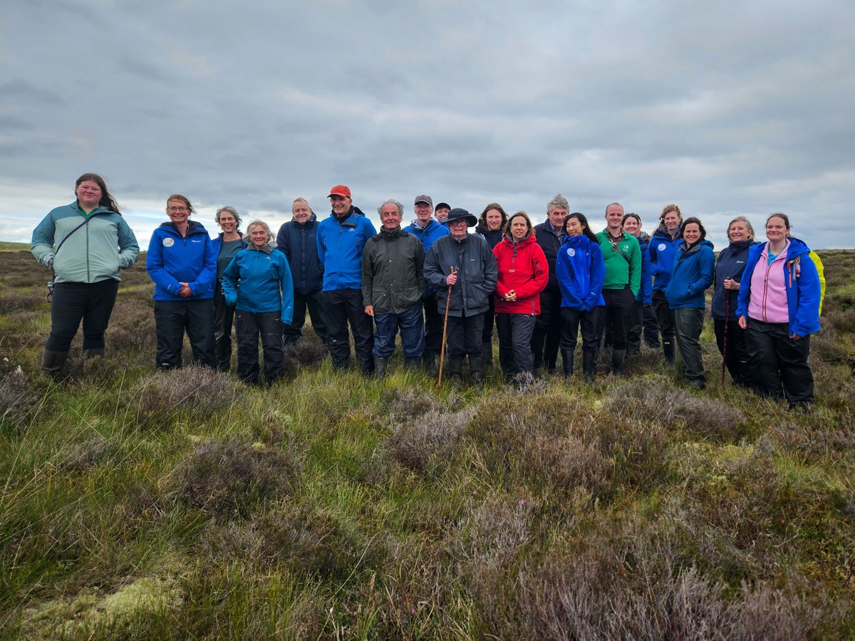 Eden Rivers Trust (@edenriverstrust) on Twitter photo ERT staff, Trustees & friends from <a href="/SCRiversTrust/">South Cumbria Rivers Trust</a> dodged the (torrential) showers to visit one of the wildest, most remote parts of the catchment - the Upper Irthing.
Thanks to our hosts <a href="/ForestryEngland/">Forestry England</a> who showed us hay meadows, rewetted peat bogs & an array of watercourses! ERT staff, Trustees & friends from <a href="/SCRiversTrust/">South Cumbria Rivers Trust</a> dodged the (torrential) showers to visit one of the wildest, most remote parts of the catchment - the Upper Irthing.
Thanks to our hosts <a href="/ForestryEngland/">Forestry England</a> who showed us hay meadows, rewetted peat bogs & an array of watercourses!