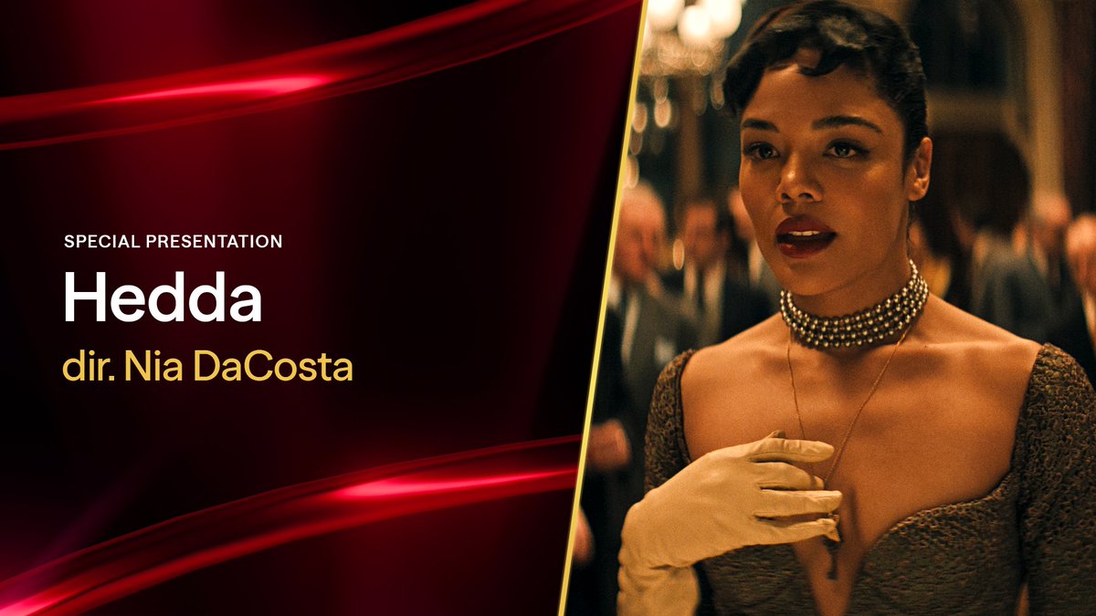 #TIFF50 World Premiere: 

🍾 HEDDA 
dir. Nia DaCosta