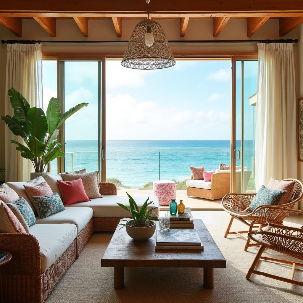 enchantedho's tweet image. Breeze In, Bliss Out 🌴🍹
This room is made for mango smoothies, open windows, and a good book.
Who’s your beachside lounge buddy?
#TropicalDecor #HawaiianHome