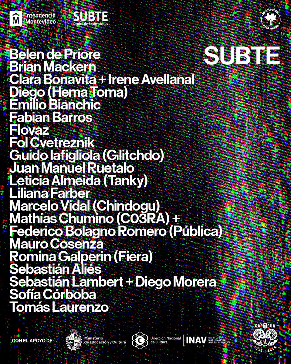 ¡HOY Inauguramos!
MONTEVIDEO DIGITAL
 Jue 26/6 – 19 h
Arte digital &amp; AI en una muestra colectiva que explora cómo la tecnología transforma nuestras formas de crear, vivir y vincularnos.
+ de 20 Artistas Uruguayos 
#ArteDigital #InteligenciaArtificial #SubteMontevideo