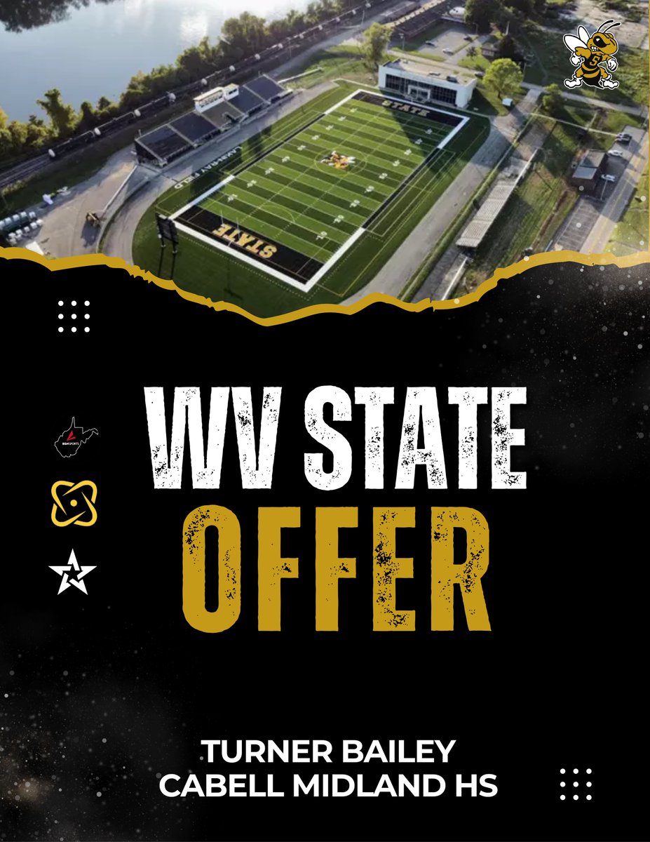 Coalfields & Co. (@coalfieldsco) on Twitter photo '26 Cabell Midland LB Turner Bailey (<a href="/TurnerBailey28/">Turner Bailey</a>) reportedly received an offer from West Virginia State! #wvprepfb '26 Cabell Midland LB Turner Bailey (<a href="/TurnerBailey28/">Turner Bailey</a>) reportedly received an offer from West Virginia State! #wvprepfb