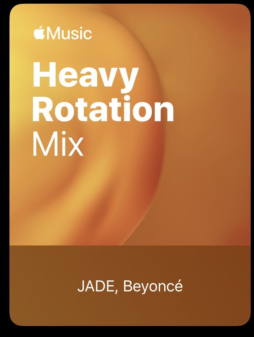 My heavy rotation having only 2 artists on it 🫣