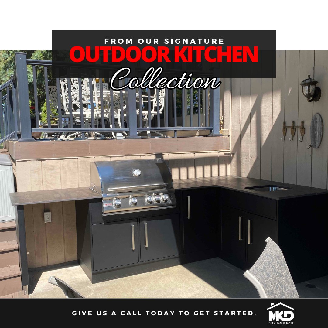 Bring your dream backyard to life with a custom outdoor kitchen. 🌿

From grill stations to full setups, we’ve got the perfect solution for outdoor cooking + entertaining.

Get started with a consultation today: bit.ly/3vTYyVq

#OutdoorKitchen #MKDKitchenAndBath