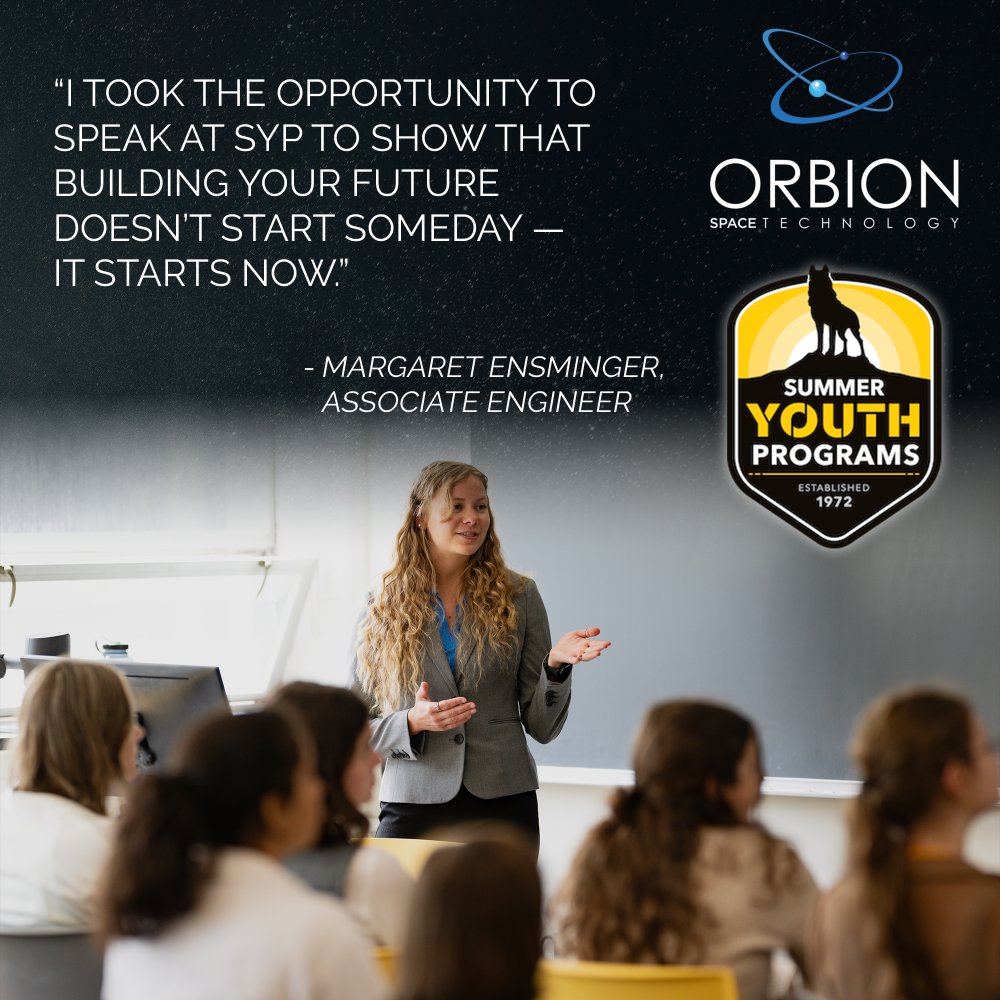 #MichiganTech’s Summer Youth Programs spark the next generation of engineers and problem-solvers. At #Orbion, we’re proud to support SYP— because building the #STEM pipeline starts early. A huge thanks to Margaret for volunteering her time to help light that spark.