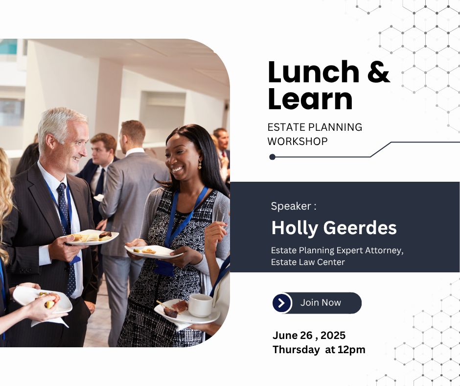 HollyGeerdes's tweet photo. Join us for a free Lunch &amp; Learn workshop that will empower you with the knowledge you need to make confident legal decisions!

Our live workshop will be held at 1100 Cambridge Square Ste B, Alpharetta, GA 30009 US

🔗 Register here: https://t.co/SFys8goSI7 https://t.co/NirU5SB38W