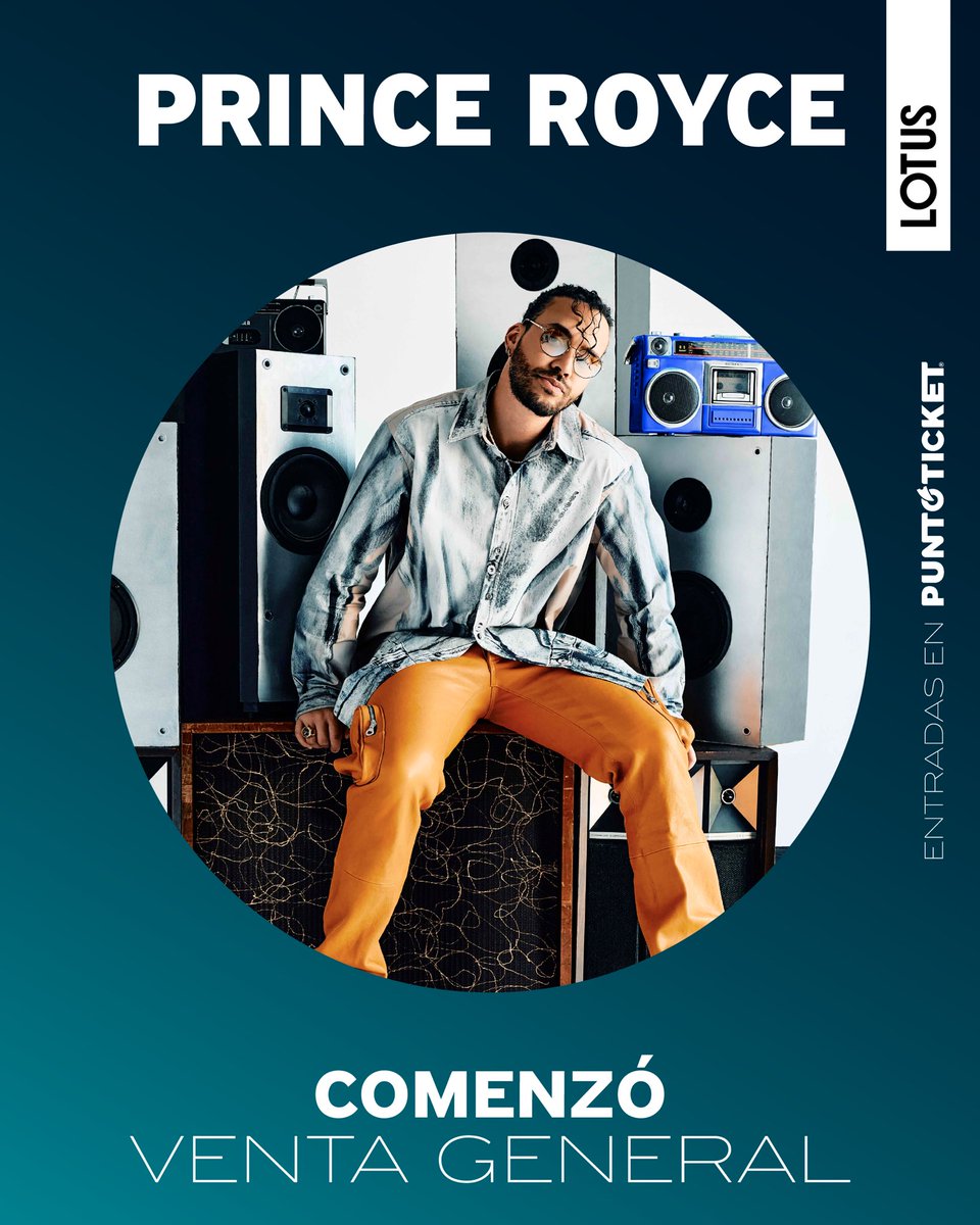 ¿Listos para bailar junto a @princeroyce? 💃  ¡Ya puedes comprar tus entradas para el show de este 3 de octubre!   

🎟️ ¡Corre a <a href="/puntoticket/">Punto Ticket</a> y asegura las tuyas!
