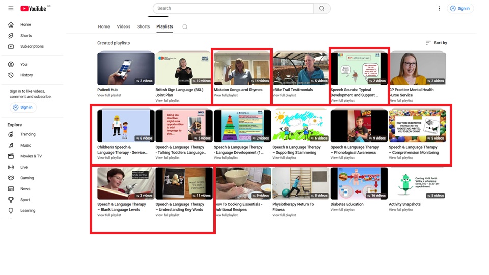 slt_fv's tweet image. Lets continue our focus on our favourite pages for resources and info with a bit of bias: have you seen our Youtube playlists on the @NHSForthValley Channel at: youtube.com/@NHSForthValle…
Check out our videos on stammering, speech sounds, early language and more.
#sltfv