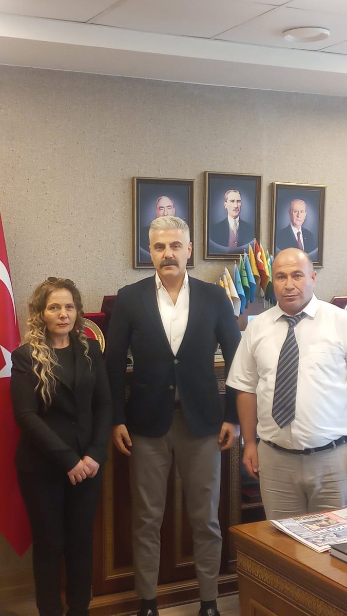 STAJ VE ÇIRAKLIK SİGORTASI MAĞDURLARI PLATFORMU (@platfrmcirakstj) on Twitter photo Çözüm İçin;
<a href="/MHP_Bilgi/">MHP</a>
<a href="/dbdevletbahceli/">Devlet Bahçeli</a>
<a href="/erkanakcay45/">Erkan Akçay</a>
<a href="/buyukataman/">İsmet Büyükataman</a>
<a href="/bhdralprn/">Bahadır Alperen</a>
<a href="/sadirdurmaz/">Sadir Durmaz 🇹🇷</a>
<a href="/UlviYonter/">Dr.İzzet Ulvi YÖNTER</a>
<a href="/ifarukaksu/">İsmail Faruk Aksu</a>
Yer: Ankara MHP Genel Merkezi
Tarih: 26.06.2025
MHP Genel Merkezinde bizleri kabul eden MHP Genel Sekreteri Sayın vekil İsmet Büyükataman ve MHP Merkez Çözüm İçin;
<a href="/MHP_Bilgi/">MHP</a>
<a href="/dbdevletbahceli/">Devlet Bahçeli</a>
<a href="/erkanakcay45/">Erkan Akçay</a>
<a href="/buyukataman/">İsmet Büyükataman</a>
<a href="/bhdralprn/">Bahadır Alperen</a>
<a href="/sadirdurmaz/">Sadir Durmaz 🇹🇷</a>
<a href="/UlviYonter/">Dr.İzzet Ulvi YÖNTER</a>
<a href="/ifarukaksu/">İsmail Faruk Aksu</a>
Yer: Ankara MHP Genel Merkezi
Tarih: 26.06.2025
MHP Genel Merkezinde bizleri kabul eden MHP Genel Sekreteri Sayın vekil İsmet Büyükataman ve MHP Merkez