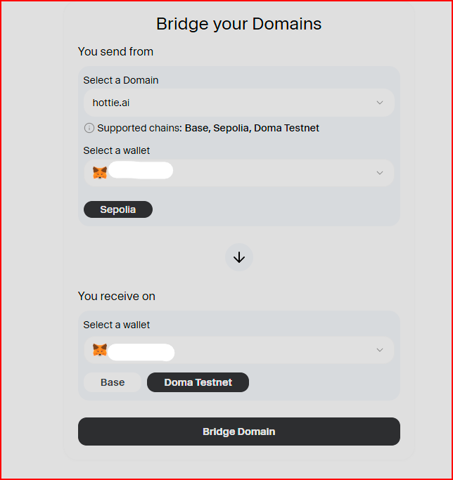D3 / Doma Protocol ~ New Task

✅ Go to testnet.d3.app/portfolio
• Login your Account
• Search Domain Name
• Add to Cart
• Using provided Visa 
• Test Visa Credit Card details! 💳
• Number: 4242424242424242
• Expiry Date: Make sure it's future-dated (e.g., 05/30)
• CVC: