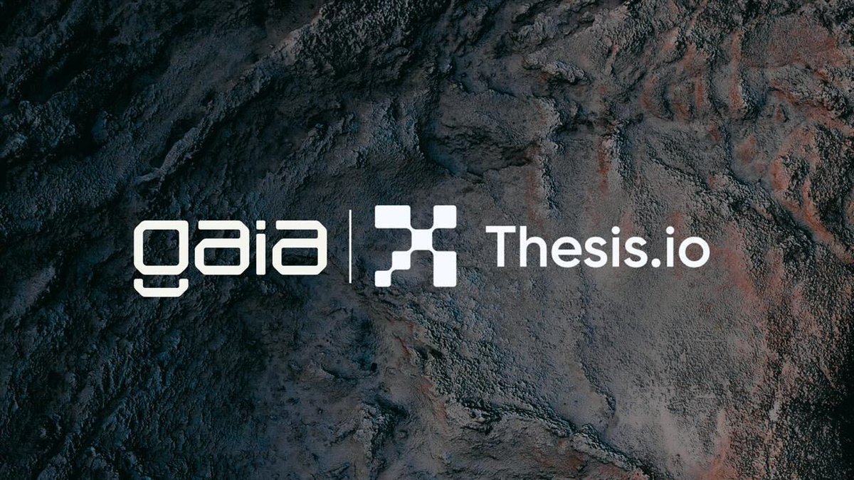 Gaianet_AI's tweet photo. We’re teaming up with @thesis_io to bring open-source research, smarter domains, and truly dynamic AI agents to Gaia’s builders.

Here’s what this means for you🧵⏬ https://t.co/bnH2nVYAB0