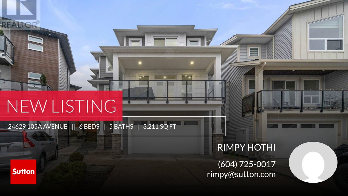 RimpyHothi's tweet photo. 📍 New Listing 📍 Take a look at this fantastic new property that just hit the market located at 24629 105a Avenue in Maple Ridge. Reach out here or at (604) 725-0017 for more information https://t.co/21DddAl4di https://t.co/ltbHx27cj9
