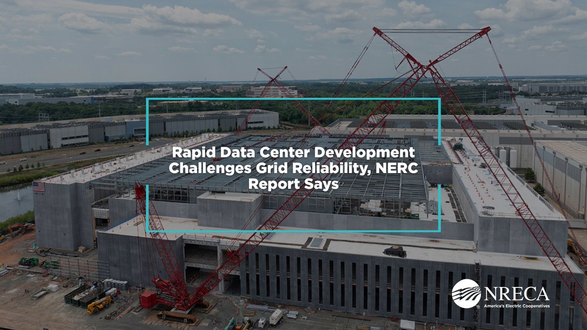 Electricity-gobbling data centers are being developed faster than the generation and transmission infrastructure needed to support them—which threatens grid reliability, according to <a href="/NERC_Official/">NERC</a> 2025 State of Reliability assessment.
Read more ➡️ bit.ly/3HXb8wg