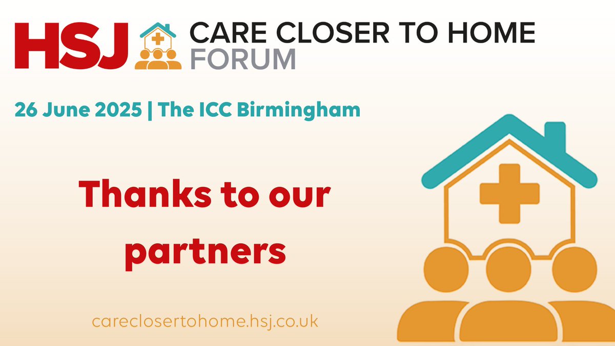 HSJevents's tweet image. We want to say a huge THANK YOU to our #hsjcareclosertohome partners. We're so glad for your support at this inaugural event!
careclosertohome.hsj.co.uk/partners
@CGI_UKNEWS @Evondos @RLDatix