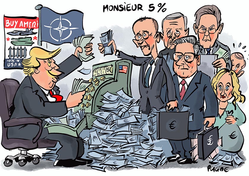 PlacideActu's tweet image. Les pays de l’Otan s’engagent à investir 5% de leur PIB pour leur sécurité en 2035, Donald Trump salue un sommet «fantastique»