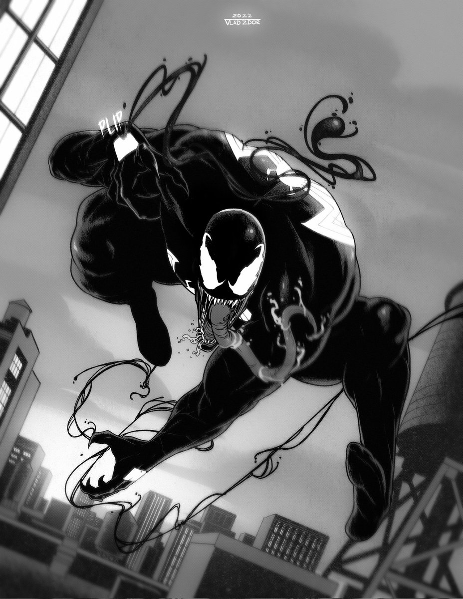 Likaruis's tweet photo. Venom by Vlad Zdor

The Artist: https://t.co/S0flhOD8hA

#venom #art #artwork #fanart #edit #blackandwhite #Marvel #MarvelComics https://t.co/Qxm5n4I4q9