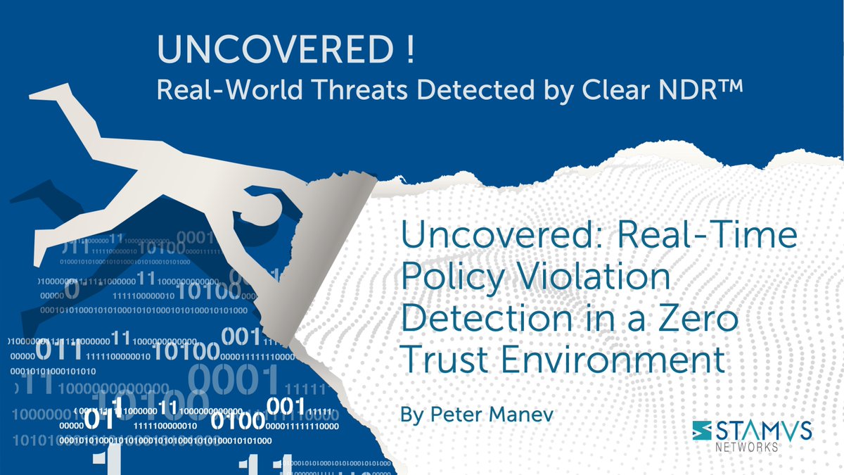 What’s really happening on your network? 🤔 Clear NDR™ uncovered a continuous Zero Trust violation - and auto-escalated it in real time.

See why ongoing network monitoring matter:: hubs.ly/Q03tyCw90

#CyberSecurity #NDR #ZeroTrust #NetworkVisibility #ClearNDR