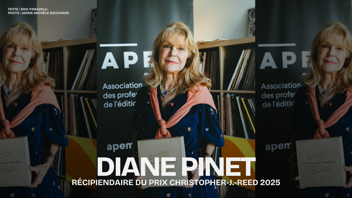 Découvrez le parcours inspirant de Diane Pinet, lauréate du Prix Christopher-J.-Reed 2025, remis par l’APEM en partenariat avec la SOCAN, ainsi qu’un retour sur l’atelier « Pas de carrière sans édition ».

À lire sur P&amp;M 👉magazinesocan.ca/news/le-prix-c…