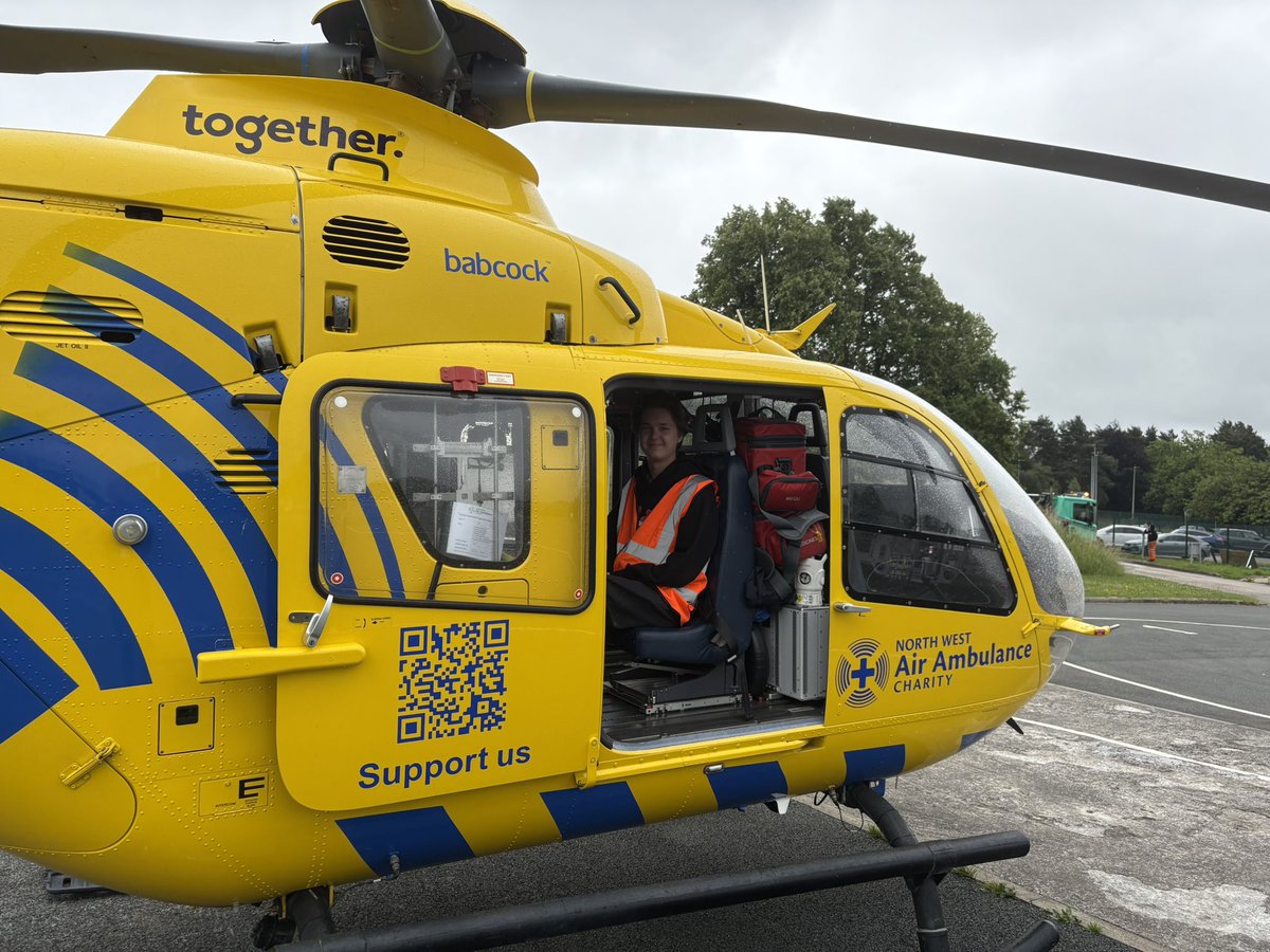 Olli (@loddyy24) on Twitter photo Good morning with <a href="/NWAirAmbulance/">North West Air Ambulance Charity</a> discussing volunteering opportunities!!!
How can you ever turn down an opportunity to sit in the helicopter and watch one go out… never got the chance as a student! Good morning with <a href="/NWAirAmbulance/">North West Air Ambulance Charity</a> discussing volunteering opportunities!!!
How can you ever turn down an opportunity to sit in the helicopter and watch one go out… never got the chance as a student!