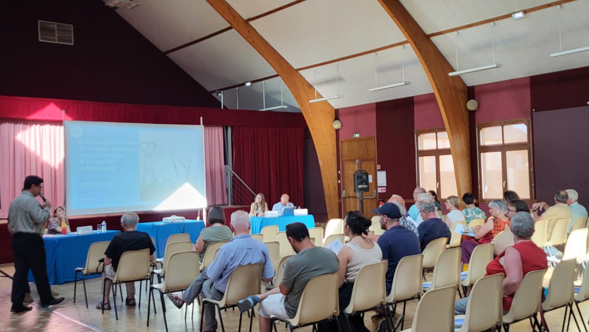 RTE Ouest (@rte_ouest) on Twitter photo Future ligne électrique entre #Chaingy et #Dambron : une réunion publique s’est tenue ce mercredi à Sougy dans le cadre de la concertation continue garantie par la <a href="/CNDPDebatPublic/">Commission nationale du débat public (CNDP)</a>.
👥Une trentaine de participants, des échanges constructifs autour du fuseau de passage retenu, des Future ligne électrique entre #Chaingy et #Dambron : une réunion publique s’est tenue ce mercredi à Sougy dans le cadre de la concertation continue garantie par la <a href="/CNDPDebatPublic/">Commission nationale du débat public (CNDP)</a>.
👥Une trentaine de participants, des échanges constructifs autour du fuseau de passage retenu, des