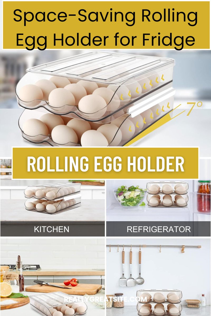health_dear's tweet image. Organize your fridge like a pro!

🥚 Rolling Egg Holder (2-layer, clear w/ lid)
✔️ Auto-rolls eggs forward
✔️ Saves space &amp;amp; keeps eggs safe
✔️ Stackable, clean &amp;amp; smart
Perfect for fridge drawers 🧺
🔗 amzn.to/3ZOAfaI
#EggTray #FridgeStorage #HomeOrganizing #KitchenHack