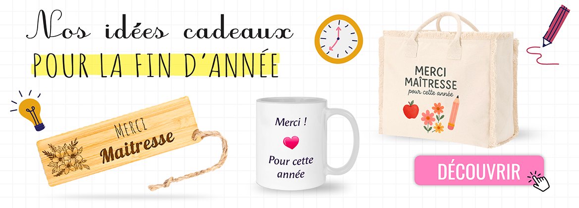 Un petit cadeau personnalisé pour la maitresse : 
mabouteille.fr/cadeaux-de-fin…