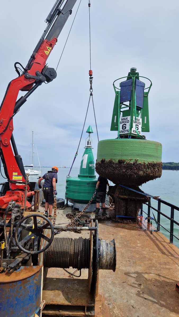 cowesharbour's tweet photo. Seaclear was out yesterday replacing No.1 & No.2 navigation marks – essential work keeping Cowes Harbour safe!
This versatile workboat is also available for private hire. Visit our website for details and contact info. https://t.co/gfKUFfkbDj
#CowesHarbour #Seaclear https://t.co/YpoQXZEtcI