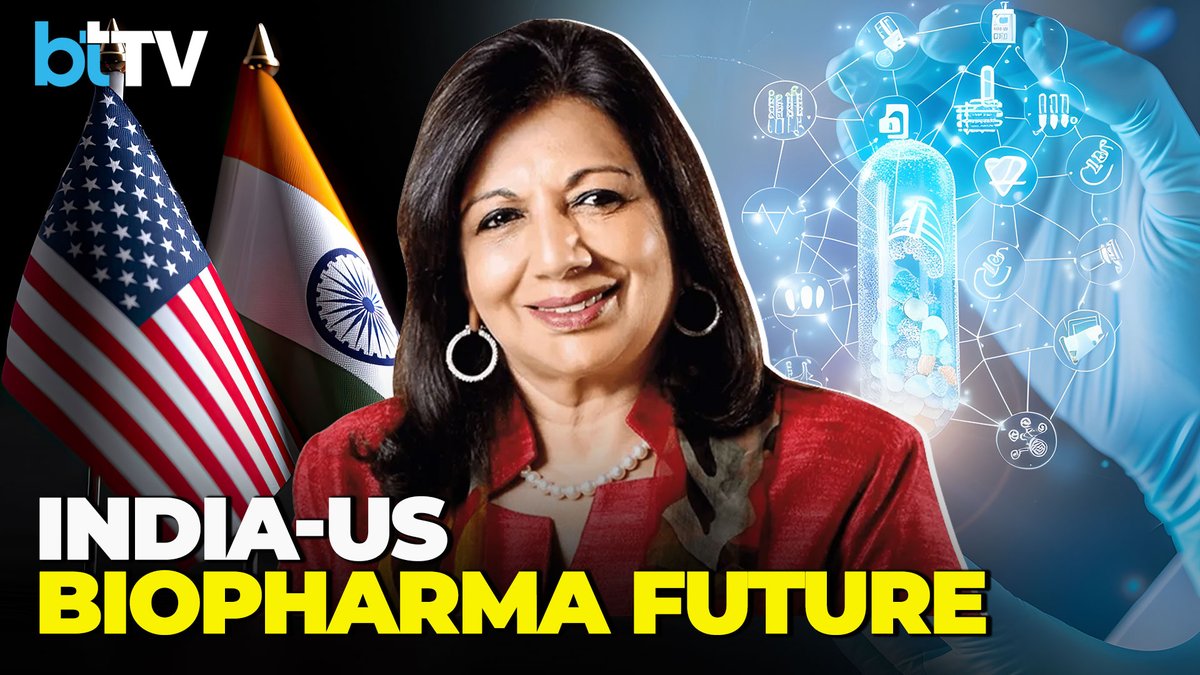 business_today's tweet photo. Kiran Mazumdar-Shaw on AI, Biosimilars & Funding India's Biotech future
Watch: https://t.co/dk6cmnyy9g | #BusinessToday #IndiaUSPartnership #TechnologyDiplomacy #Biosimilars #AIinPharma
@PalakAgarwal64 @kiranshaw https://t.co/Xe5nGhUPj1