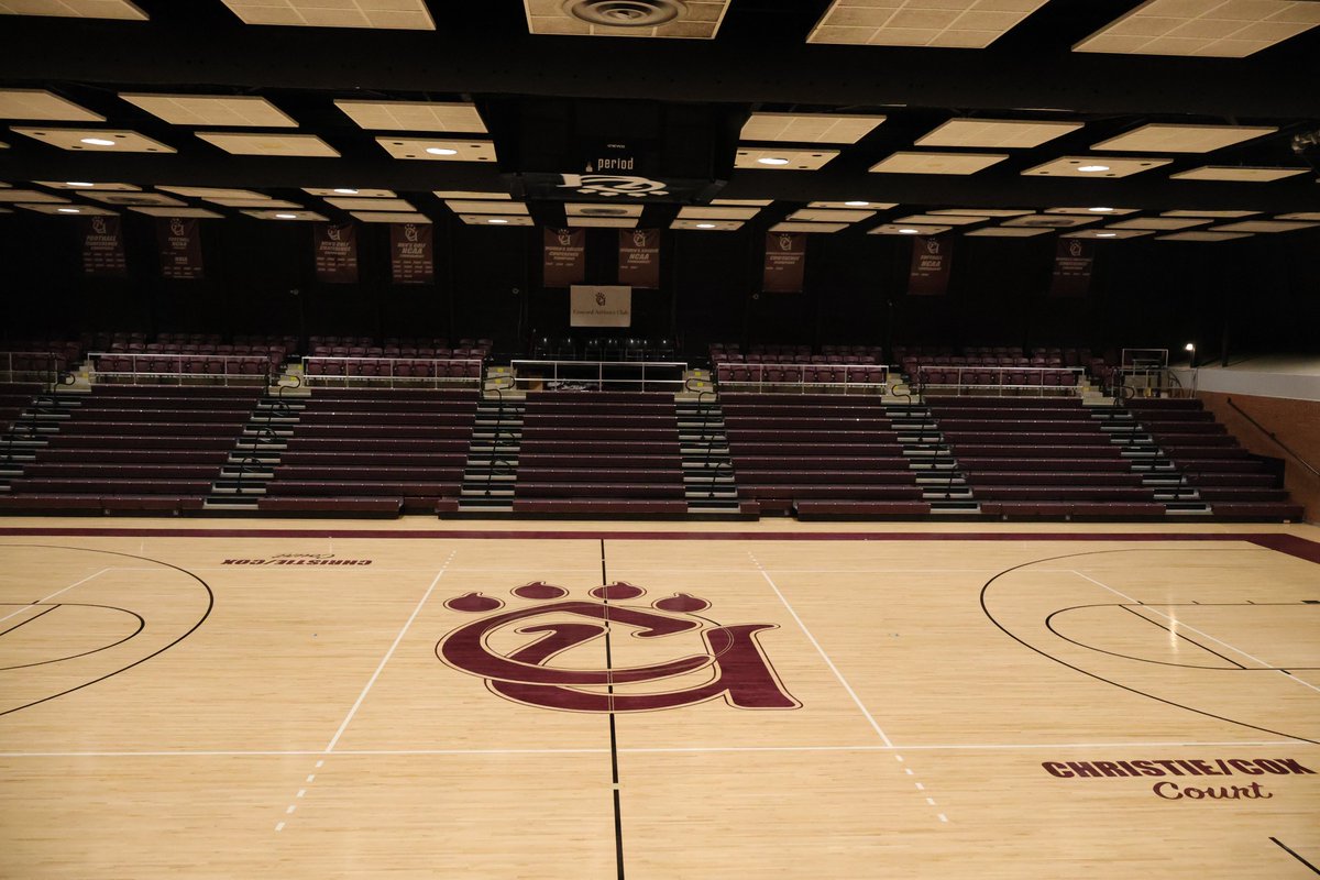 cumountainlions's tweet photo. The Carter Center has gotten a minor facelift this summer. 

New logo ✅
New stain ✅
New surface ✅

We can't wait to break it in during the fall with volleyball and carry over to basketball season https://t.co/mZ0DOZtPti