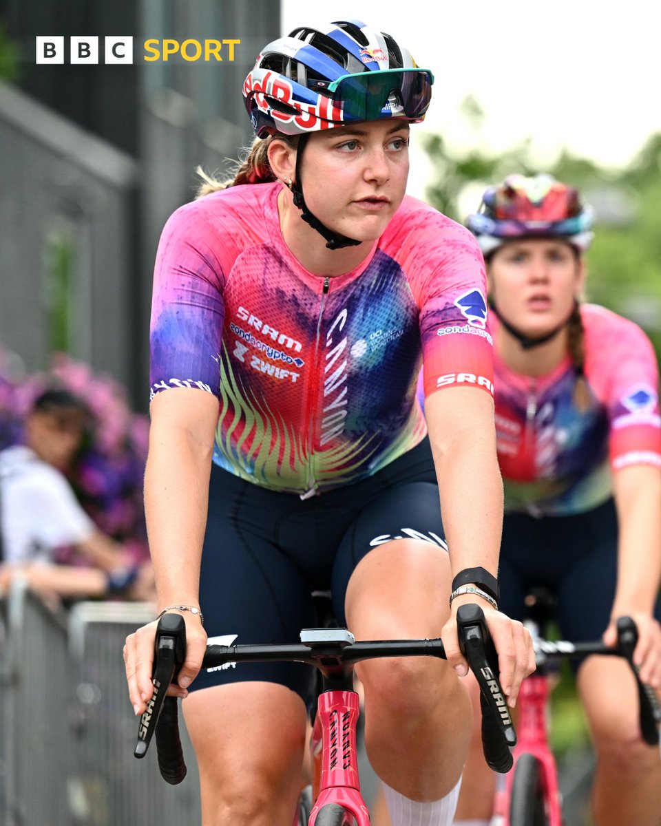 Zoe Backstedt has her first British elite TT title! ✅

The 20-year-old Welsh cyclist clocked 38:48 over 27km in the time trial, beating defending champion Anna Henderson by 20 seconds. 👏

#BBCCycling