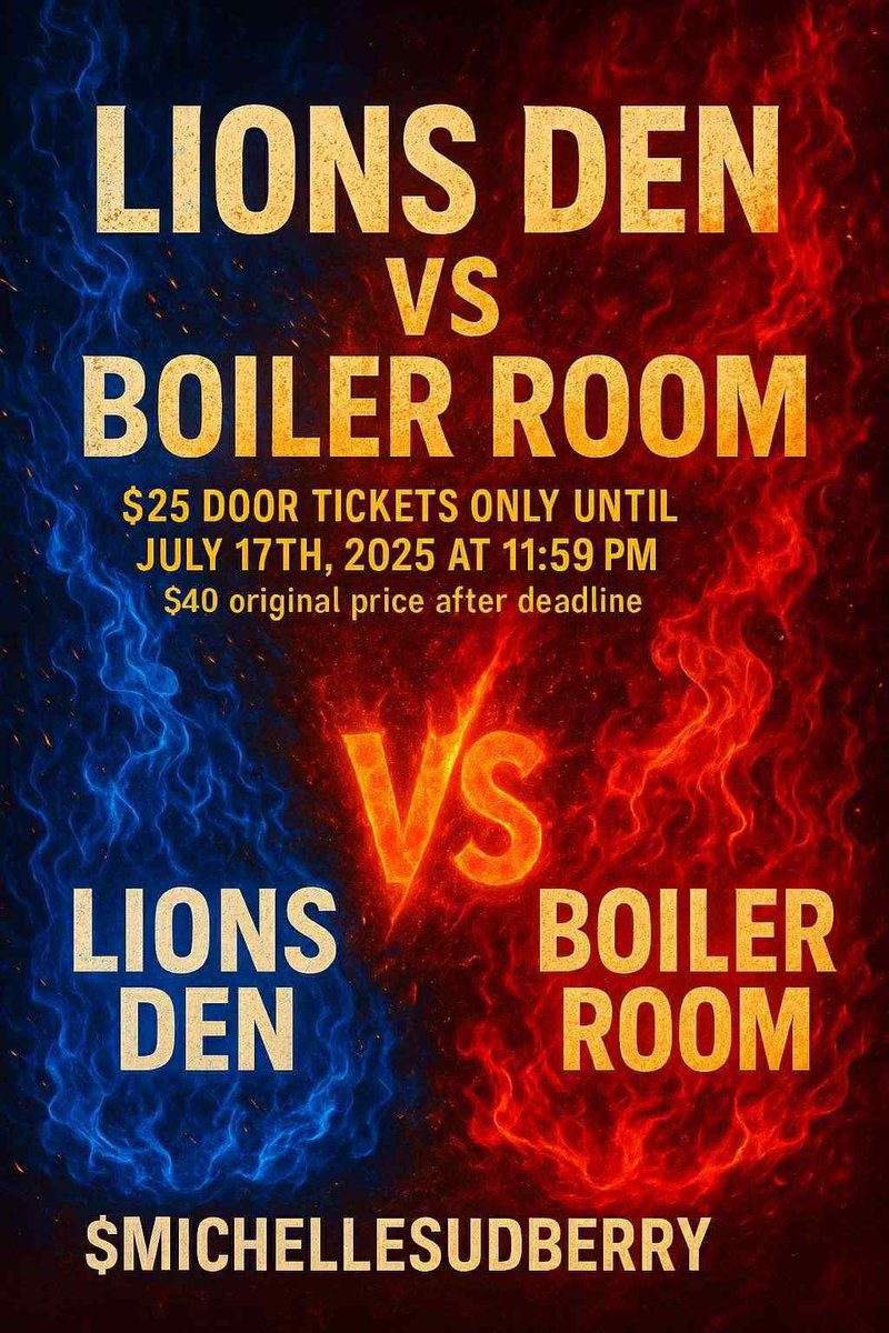 Attention: I Need All Supporters, Fans, Artist To Come Out July 19th &amp; Witness The Boiler Room Experience! Want A Chance To Meet TayRoc &amp; Chilla Jones? Well Pull Up We Got The Biggest Names In Battle Rap Right Now. Along Side Kenny Black &amp; Mike Terra &amp; M3S3 &amp; Chef Queen Vibes‼️