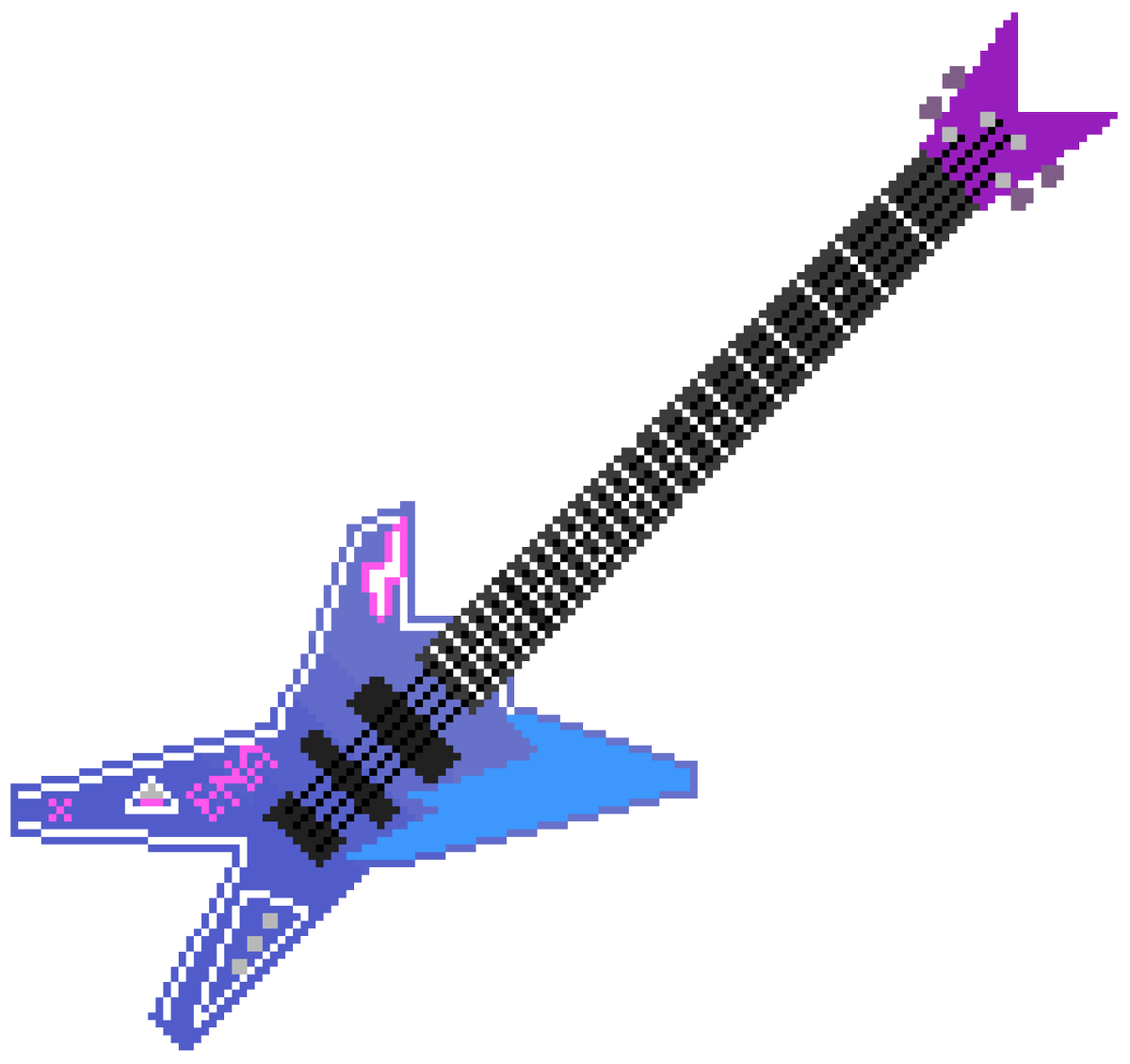 Crisco0920's tweet photo. お誕生日ギリギリになぜかベースのドット絵を投下して行くぜ～
本当にお誕生日おめでとうだぜ～
#小紙エナ
 #小雷エナ降臨祭 https://t.co/tA8FcXbMWH
