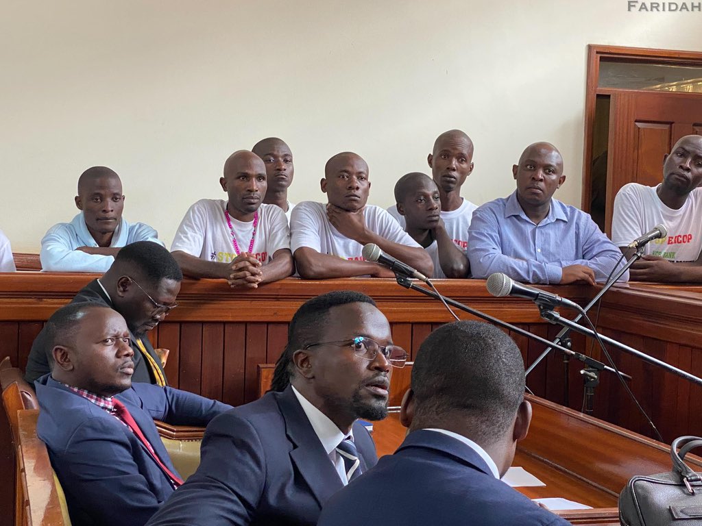 wasswaBrian23's tweet image. Today court remanded the 11 activist that were arrested in April to next week. It should be clear that ever since their bail application was denied,the magistrate has been adjourning this matter and giving dates on which he won’t be around.ClimateJustice #STOPEACOP