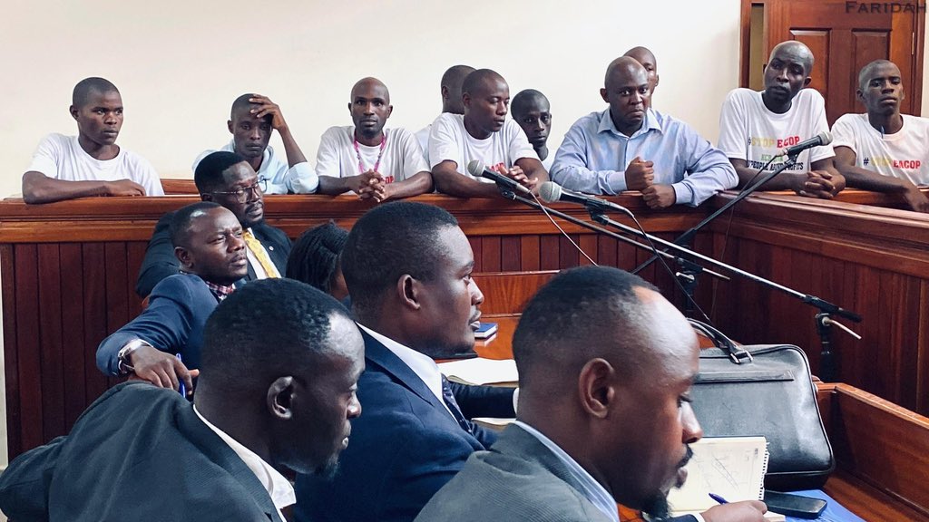 wasswaBrian23's tweet image. Today court remanded the 11 activist that were arrested in April to next week. It should be clear that ever since their bail application was denied,the magistrate has been adjourning this matter and giving dates on which he won’t be around.ClimateJustice #STOPEACOP