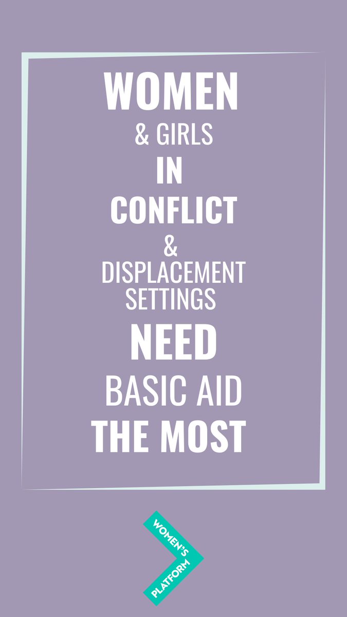 Women &amp; girls in conflict &amp; displacement benefit most from basic aid interventions. In 2025, 300M+ need help, with 123M new displacements in 6 months of 2024 Women often lack control of their lives.Gender equality funding rose,but needs far exceed resources—global advocacy is key