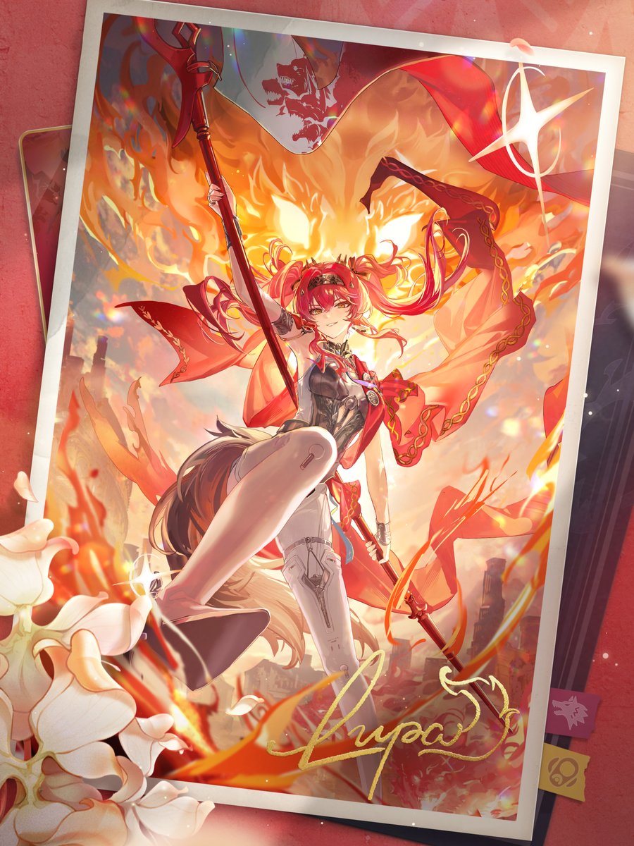 KiriyumeBun's tweet image. Cleaned 4k Lupa Autograph Wallpaper!!
Should I do a clean with just the image of Lupa? Aka removing the signature and background aside from the art itself~
#wuwa #WutheringWaves #Lupa