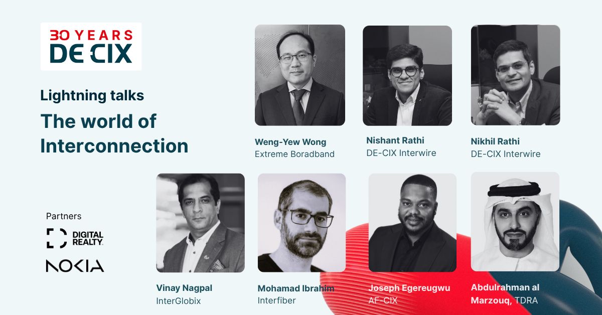 InterGlobix's tweet image. Today marks a key moment in digital infrastructure.
As @DECIX celebrates 30 years, Vinay Nagpal, CEO - @InterGlobix is honored to speak at “The World of Interconnection”, a session bringing together thought leaders redefining how the world connects.
InterGlobix is proud to…