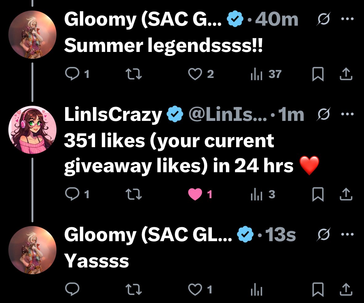Gloomy (SAC GLQQMY) (@4glqqmy) on Twitter photo This is gonna be tough ๐
letโs get it tho!
Help me out yall!
This is my first like goal Iโve gotten and itโs from <a href="/LinIsCrazy/">LinIsCrazy</a> .
Please like and repost so I can get it! This is gonna be tough ๐
letโs get it tho!
Help me out yall!
This is my first like goal Iโve gotten and itโs from <a href="/LinIsCrazy/">LinIsCrazy</a> .
Please like and repost so I can get it!
