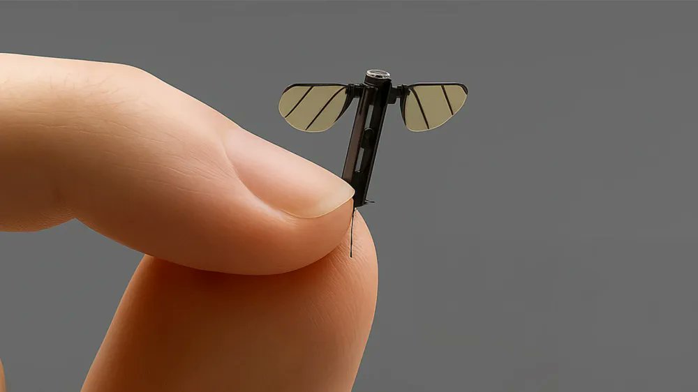 _indiapulse's tweet image. 🚨 China unveils a 0.6 cm mosquito-sized spy drone — small enough to go unnoticed, powerful enough to gather intel. The future of surveillance is getting microscopic. #China #Spydrone #Drone #Surveillance