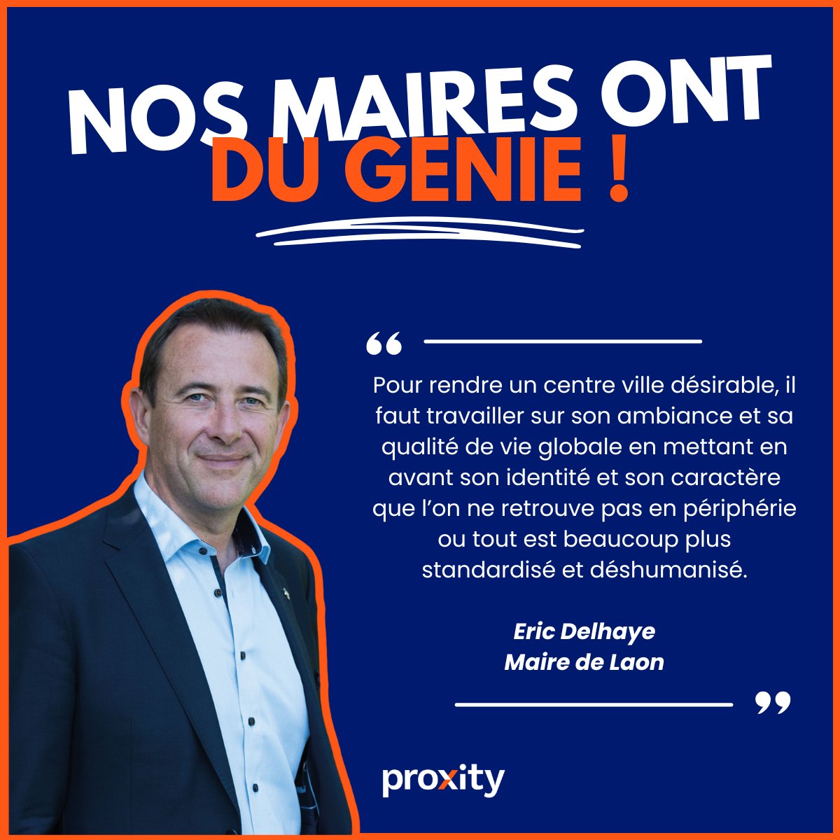🎯Les centres-villes : lieux de vie incontournables !

🤝 Proxity partage la vision d'Eric Delhaye, un centre-ville désirable, c’est un lieu vivant, humain et singulier ! 

Témoignage de Eric Delhaye dans son intégralité : swll.to/wquXum

<a href="/PetitesVilles/">APVF</a>  <a href="/VillesdeFrance/">Villes de France</a>