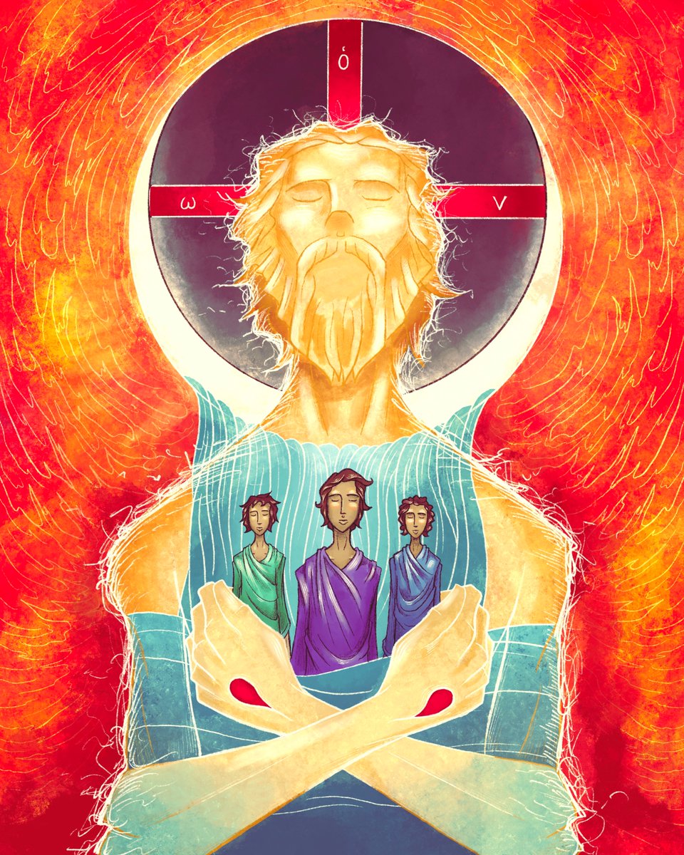 FullofEyesFilms's tweet image. Daniel 3:8-25
///
So gaze into the Furnace, friend, the crucible of woe
Behold that Godforsaken place, the Exile of our soul.
And yet, behold their in the depths of mortal agony,
The myst’ry of the Sacred Heart—our eucatastrophe.

Read the full poem at instagram.com/fullofeyes