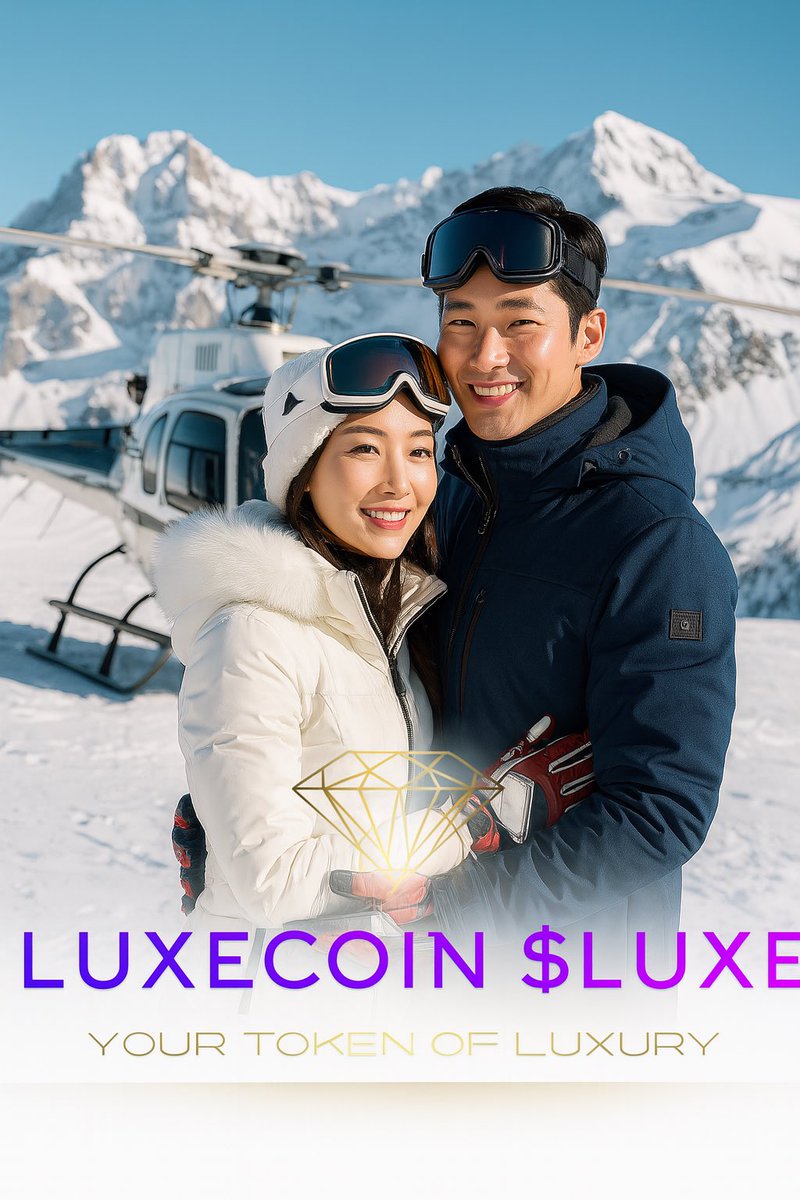 $LUXE holders go for a ski trip to Switzerland with a helikopter. Because they can. Buy yours: 

pump.fun/9QoUiDa9bM7hBD…