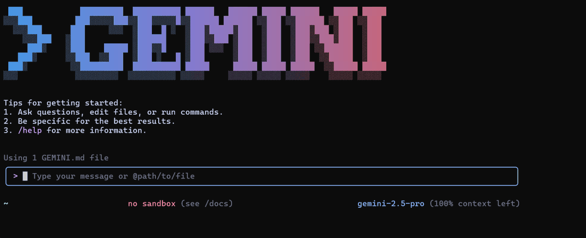 ri_ra_ta_na's tweet image. インストールして触ってみたけど、難しい、、、
慣れるまで時間がかかりそう！

#GeminiCLI
