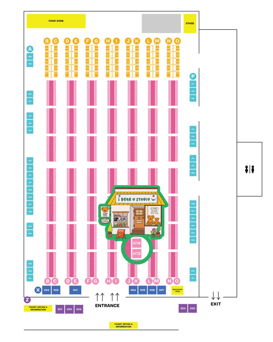 ใบเมนูร้านค้าเจ้าหมีมาแล้วคับบ 🧸🛒 วันอาทิตย์นี้แวะมาเลือกซื้อของชำและเครื่องเขียนกันได้ที่งาน #IFEXPO25 นะคะ 👩🏻‍🎨✏️ รอบนี้ก็มีเข็มกลัดจิ๋วมาแลกด้วยล่ะ แล้วเจอกันน้า 🫶🏻🧃

🍊 K13 – K14 : I BEAR YOU STUDIO
🥬 SUN 29/06 🍋 10:00-20:00 
🥞 PARAGON HALL FL. 5 
🎟️ ENTRANCE FEE 120฿